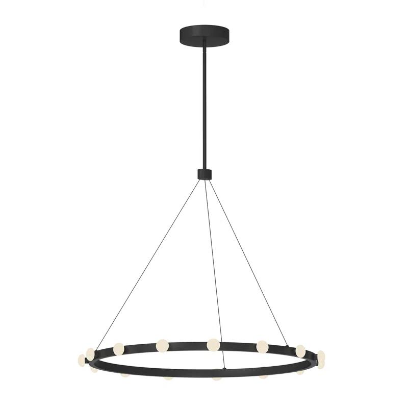 Kuzco Lighting Rezz 12 - Light Dimmable LED Geometric Chandelier
