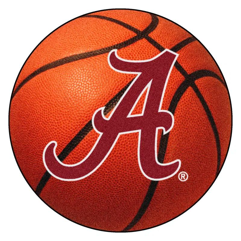 FANMATS NCAA University of Alabama Basketball 27 in. x 27 in. Non-Slip Indoor Only Mat | Wayfair