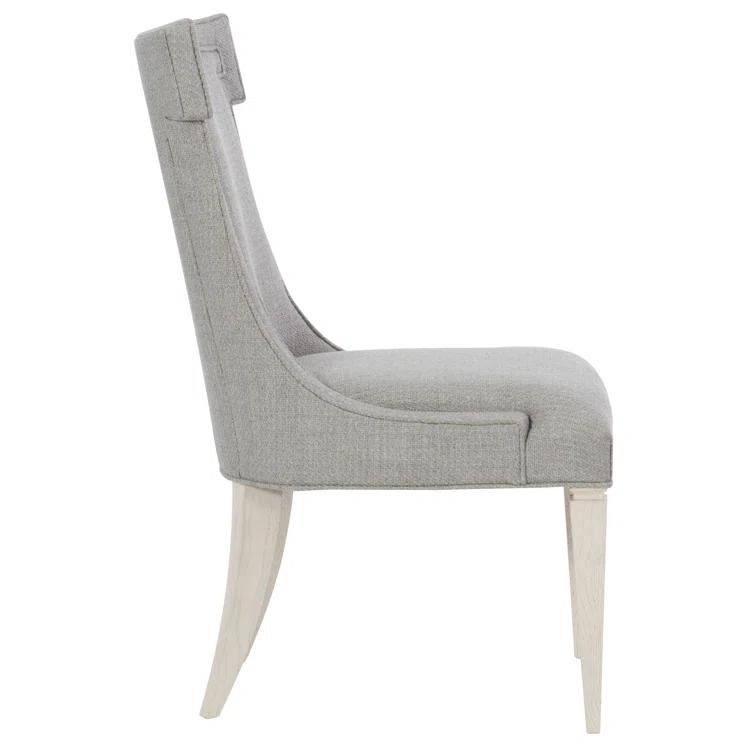 Bernhardt Domaine Blanc Upholstered Side Chair in Gray