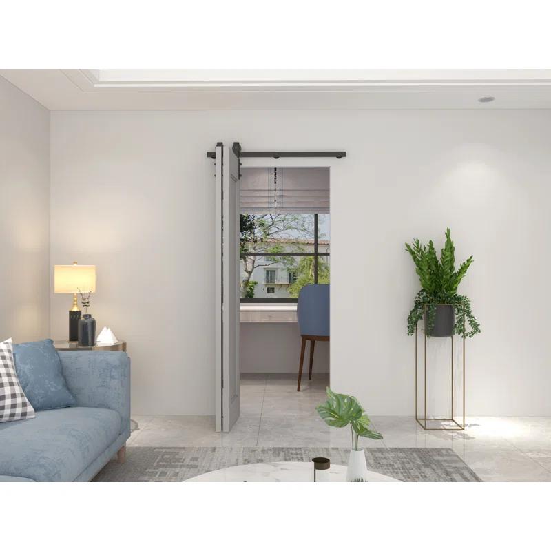 Calhome Standard Single Door Barn Door Hardware Kit