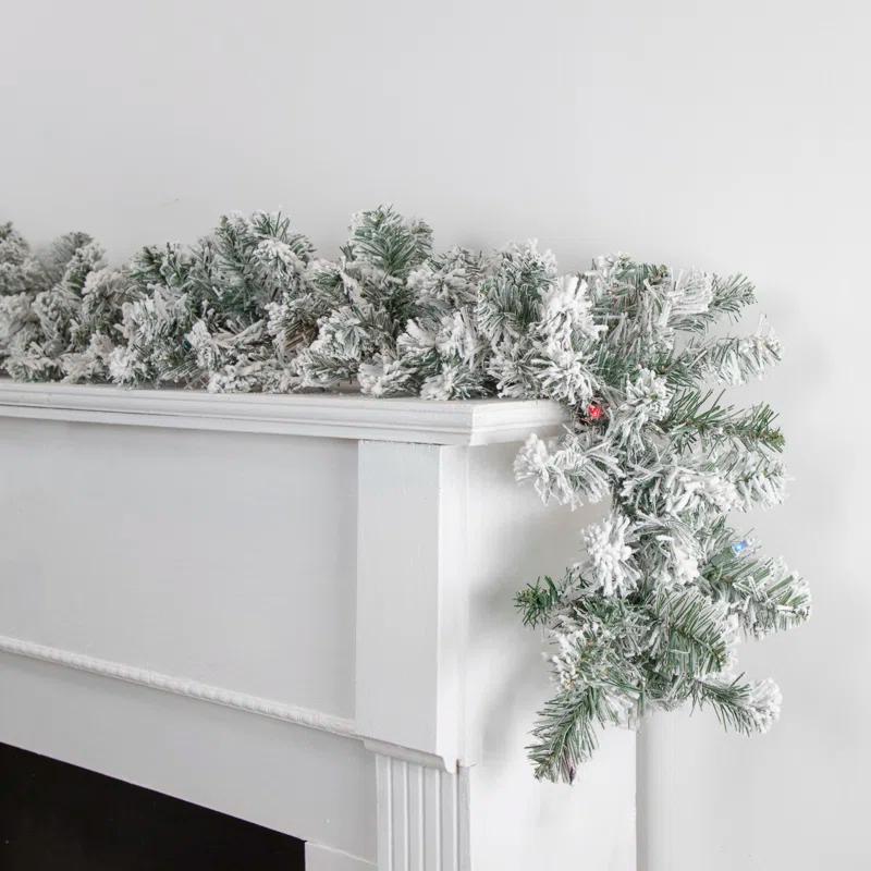 Northlight Seasonal 108'' in. Lighted Faux Pine Garland