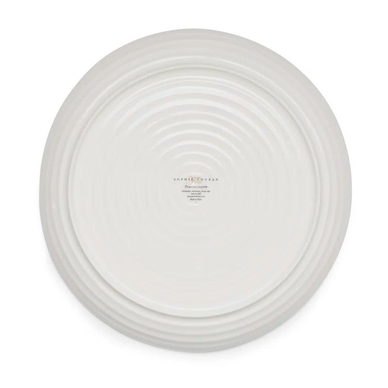 Portmeirion Sophie Conran-White Platter, Round 12"