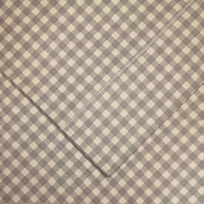 Pointehaven Flannel Plaid Sheet Set