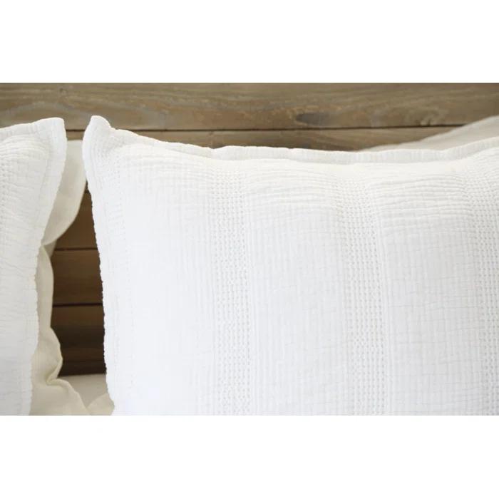 Nantucket Cotton Matelassé Coverlet by Pom Pom at Home - Midnight / King