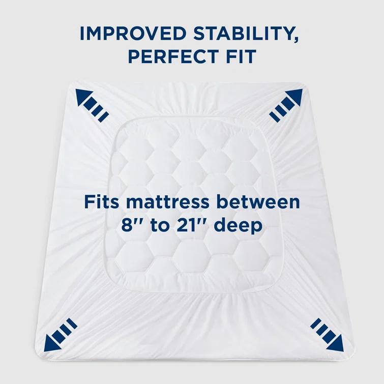 Bedsure Bedsure Quilted Fitted Mattress Topper
