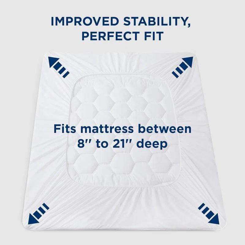 Bedsure Bedsure Quilted Fitted Mattress Topper