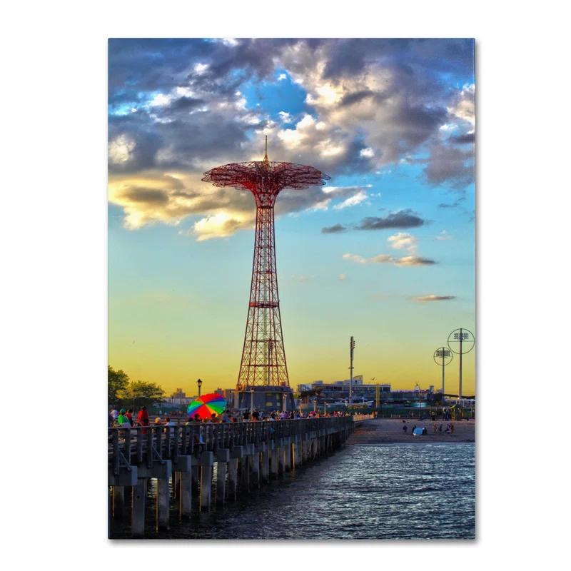 Trademark Fine Art Coney Island " Coney Island " by CATeyes