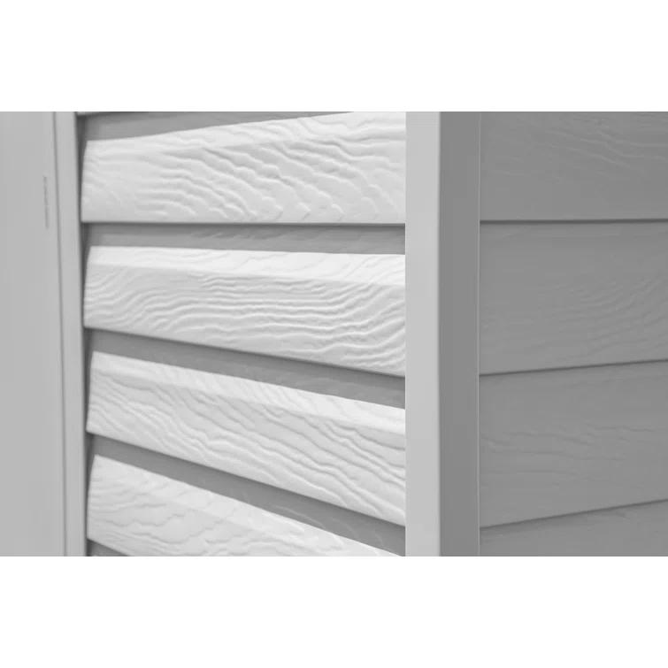 Arrow 8 ft. W x 8 ft. D Galvanized Steel Storage Shed