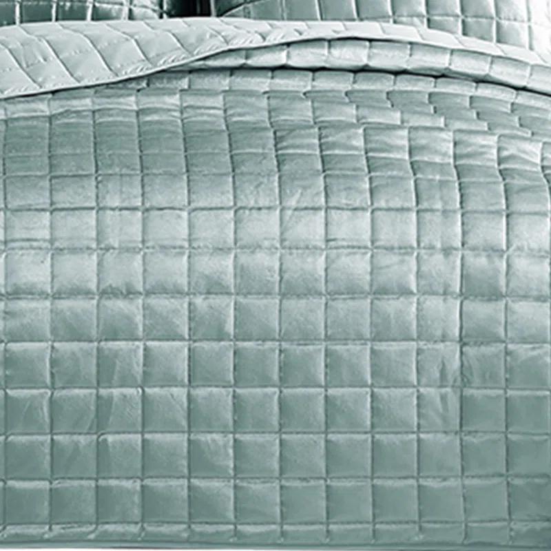 Benjara Microfiber 3 Piece Coverlet Set