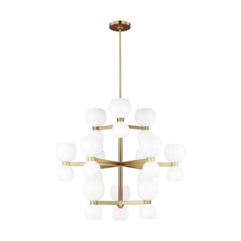 Londyn 24 - Light Dimmable Wagon Wheel Chandelier