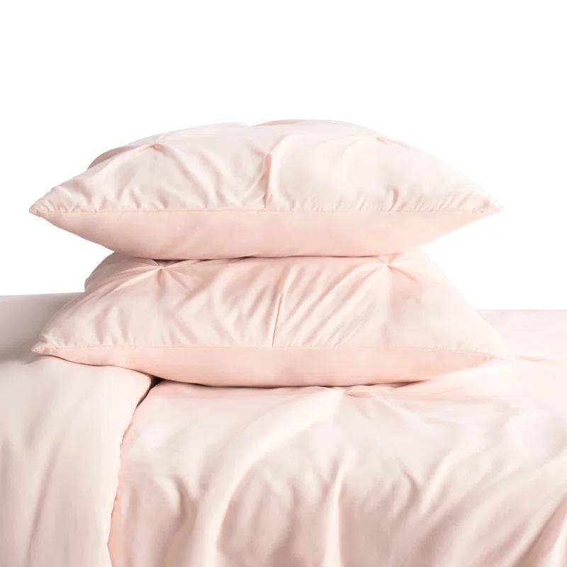 Serta Simply Clean Microfiber 3 Piece Duvet Cover Set
