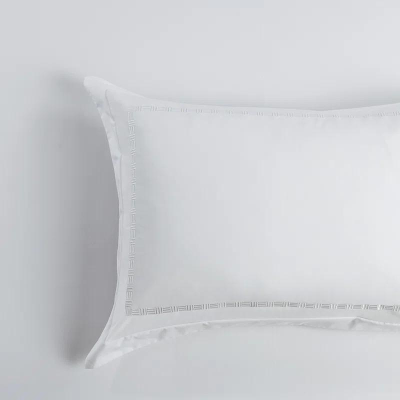 Hotel Grand Hotel Grand TENCEL Lyocell And Cotton Blend Embroi Sateen Duvet Cover Set