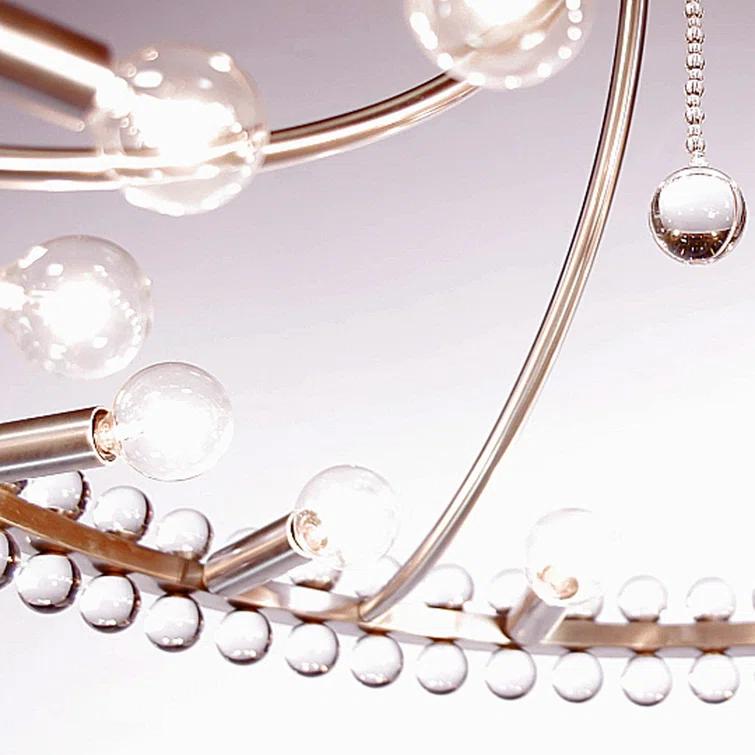 Twelve Light Chandelier-Aged Brass Finish -Traditional Installation Crystorama Lighting Clo-8899-Ag