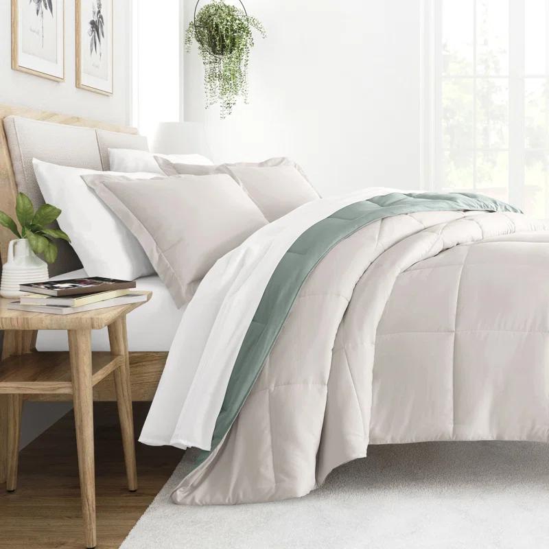 Becky Cameron Reversible Down-Alternative Comforter Bedding Set