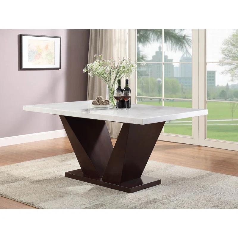 Brayden Studio® Faizan Stone Top Dining Table