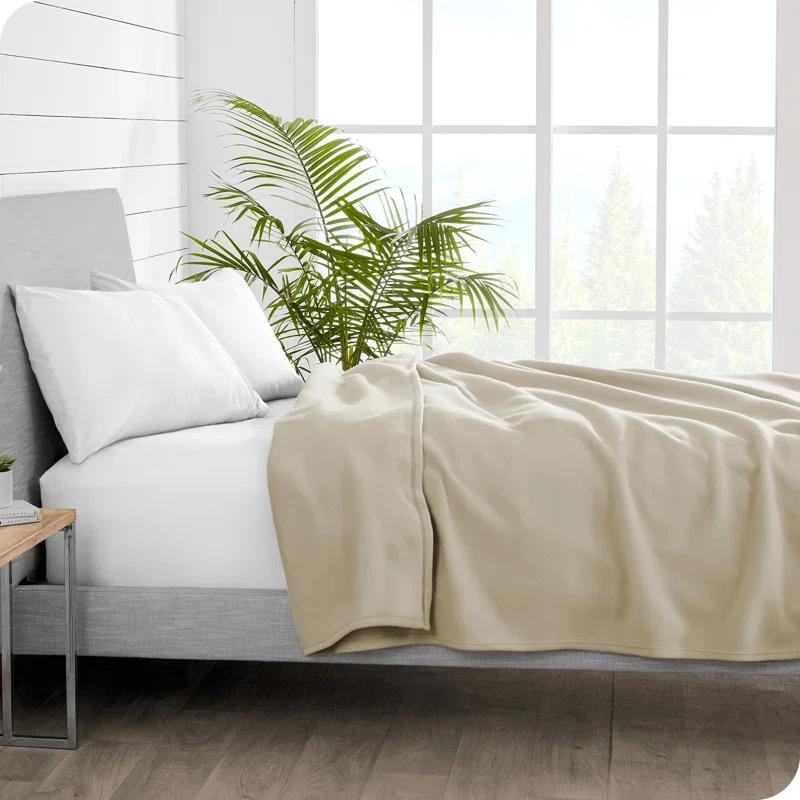 Bare Home Lightweight Polar Fleece Blanket