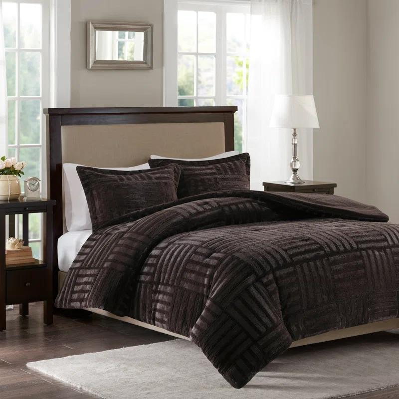 Madison Park Fur Down Alternative Comforter Mini Set