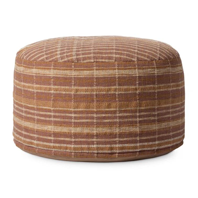 Wallace Pouf by Chris Loves Julia x Loloi - Clay