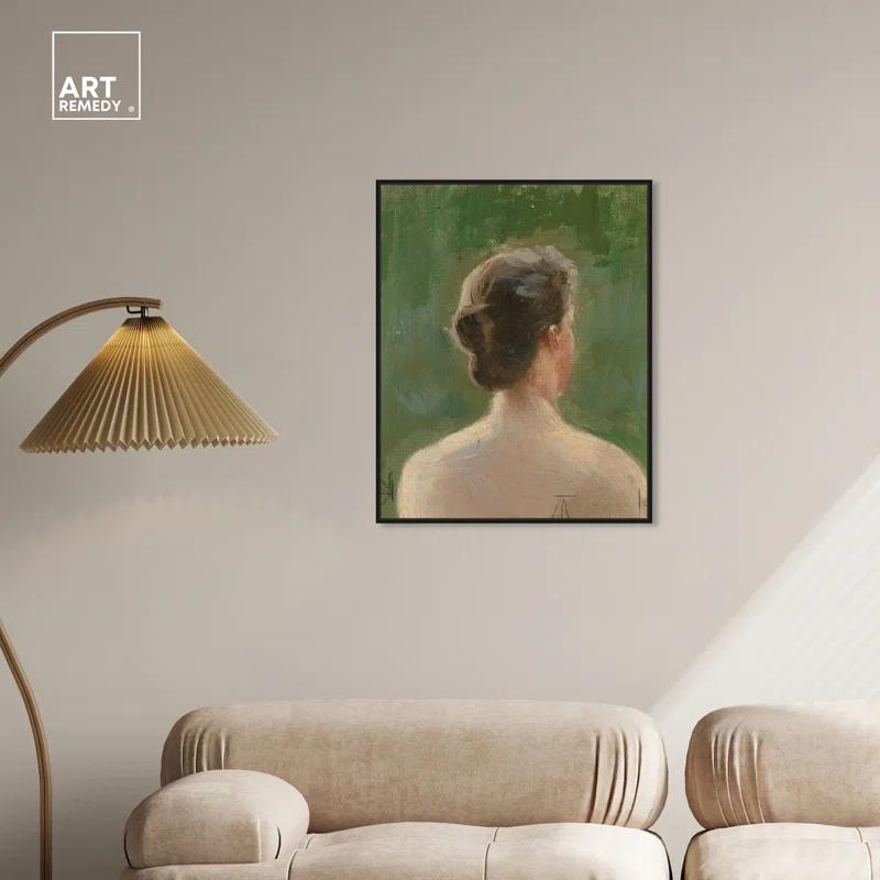 Art Remedy Head Study Canvas Vintage Classic Portrait by Art Remedy