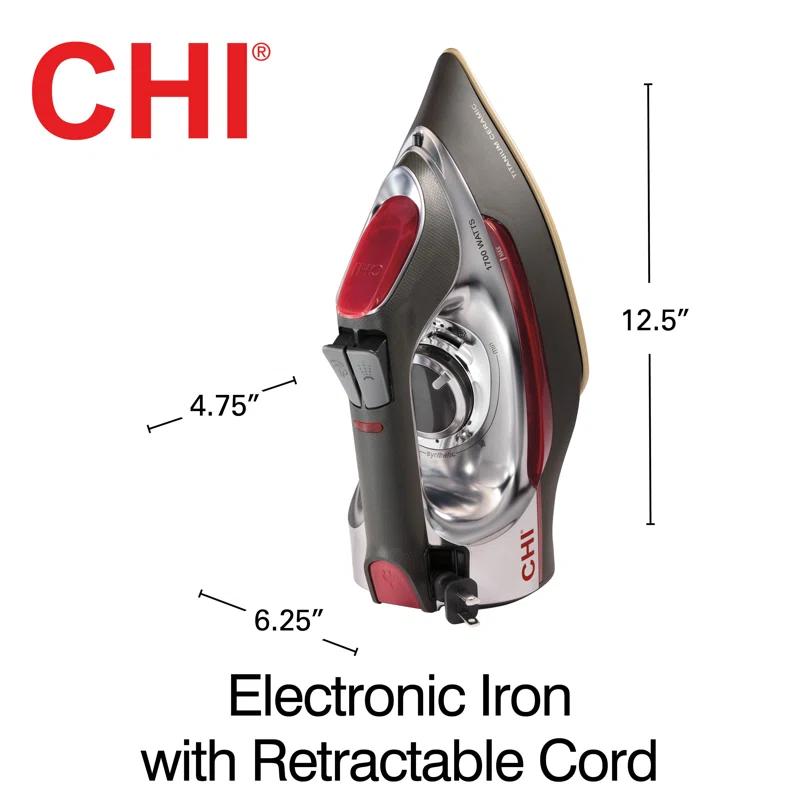 CHI CHI 1700 Watt Non Stick Soleplate Iron