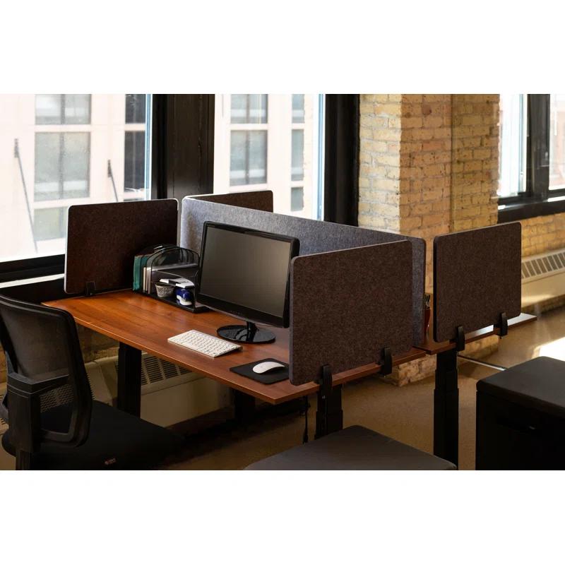 Stand Up Desk Store Fabric 1 Panel Desk Partition