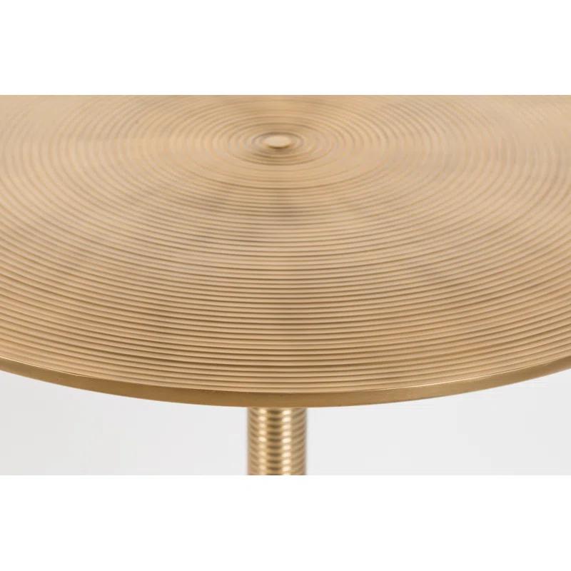 Hypnotising Round Metal Dining Table