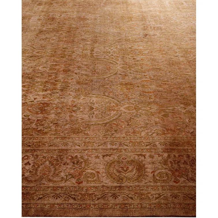 Solo Rugs Fine Vibrance, One-of-a-Kind Hand-Knotted Area Rug  - Brown | Perigold
