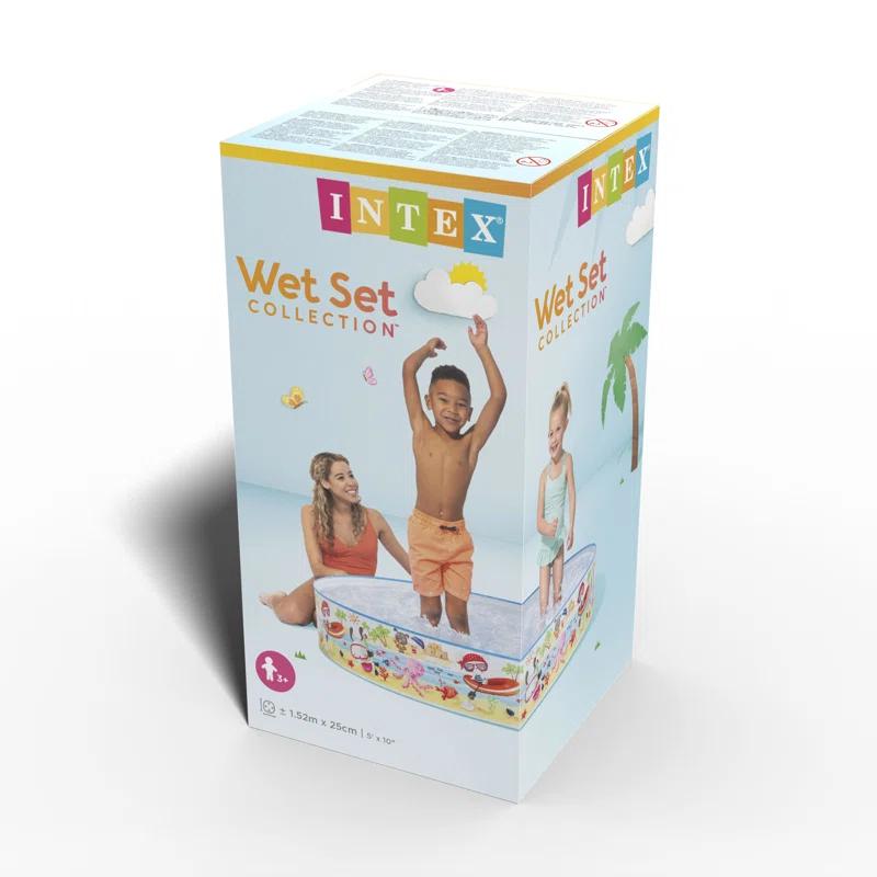 Intex Plastic Round Kiddie Pool 10'' H x 60'' W x 60'' L