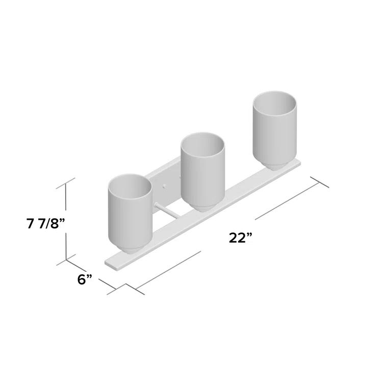 Lark Manor™ Berner 3 - Light Dimmable Vanity Light