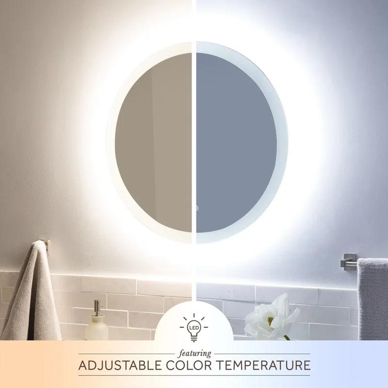 Morse Lighted Bathroom Vanity Mirror with Tunable LED