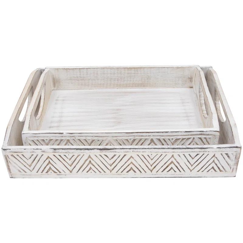 Northlight Seasonal Tray - Set of 2