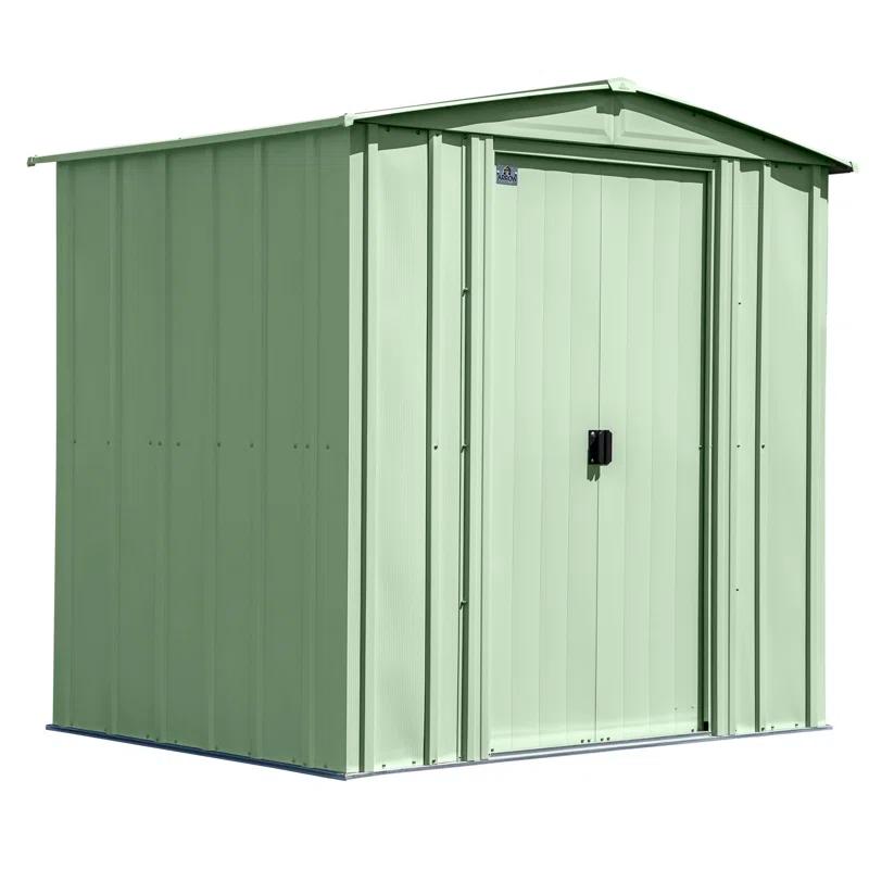 Arrow 6 ft. W x 5 ft. D Galvanized Steel Storage Shed