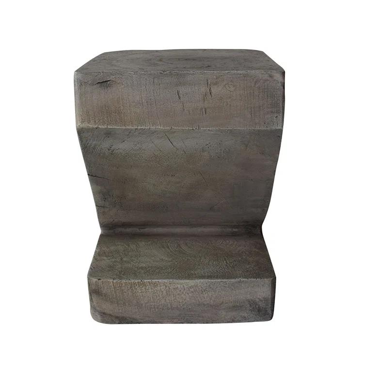 Millwood Pines Khadija Concrete Top End Table