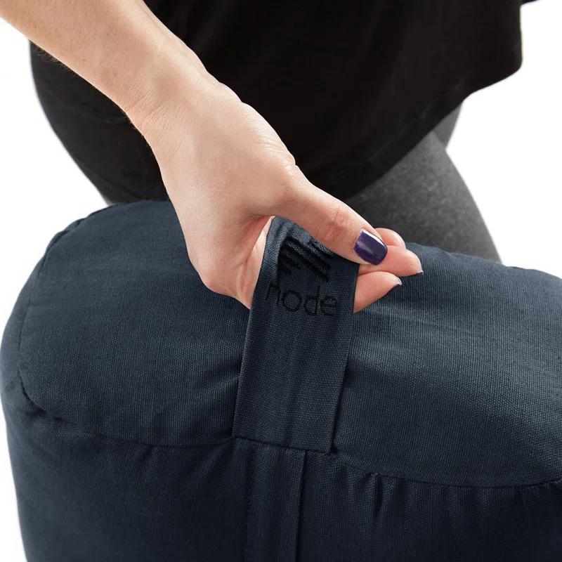 Node Fitness 25" x 12" x 6" Rectangular Floor Pillow and Meditation Bolster