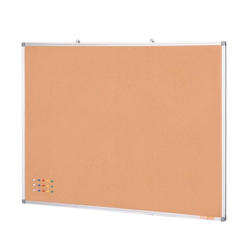 Stellweilan Tessberg 48"x36" Large Cork Board – Wall-Mounted Bulletin Board with Pin Board – Perfect for School, Home, Office