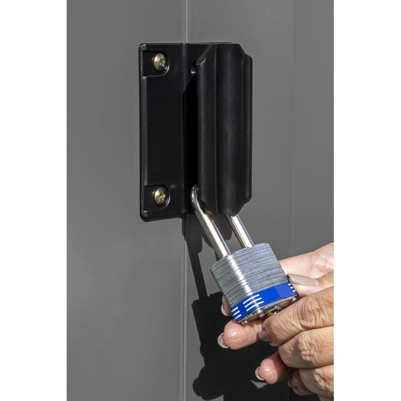 12 ft. W x 12 ft. D Galvanized Steel Storage Shed