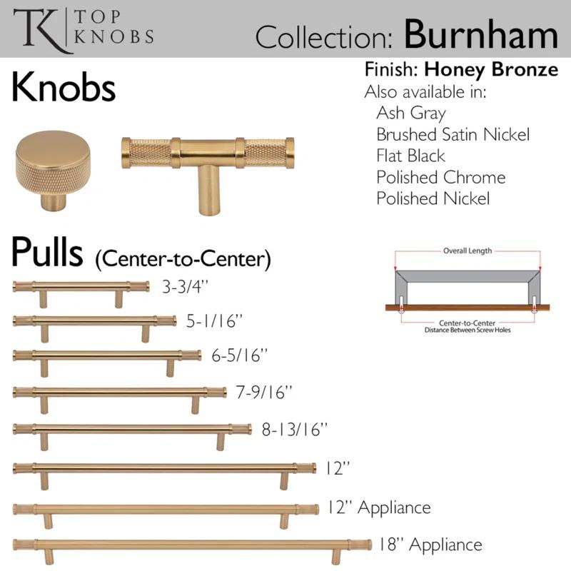 Top Knobs Burnham Bar Pull