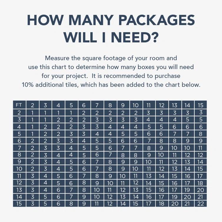 FloorPops Matias 1.5mm Thick 12'' W x 12'' L