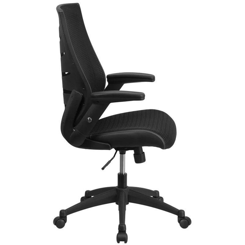 Flash Furniture High Back Designer Mesh Swivel Executive Ergonomic Chair with Flip-Up Arms
