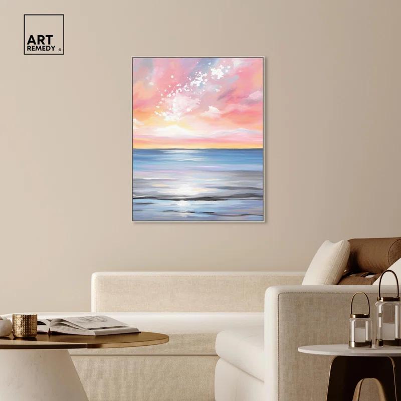Art Remedy Whimsical Ocean Breeze Canvas Coastal Wall Art by Art Remedy