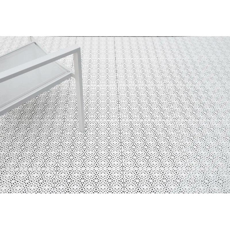 Mats Inc. Bergo Mats Inc. 14.9'' W x 14.9'' L Garage Flooring Drain Tiles in Sandstorm (Set of 14)