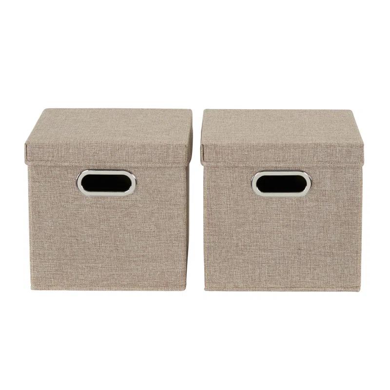 Household Essentials Household Essentials Fabric Bin (Set of 2)