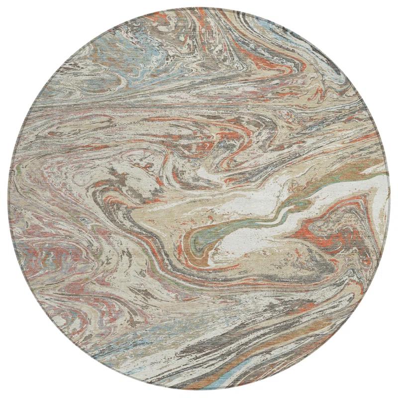 Machine Washable Indoor/Outdoor Chayden ACN1061 Beige Rug