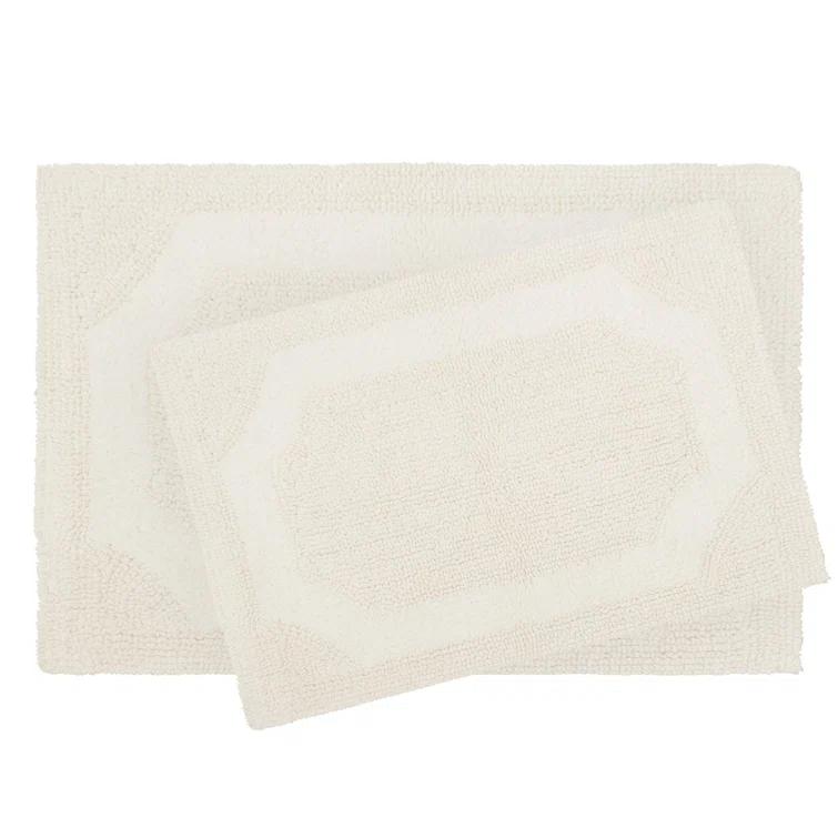 Laura Ashley Laura Ashley Reversible Cotton Bath Rug