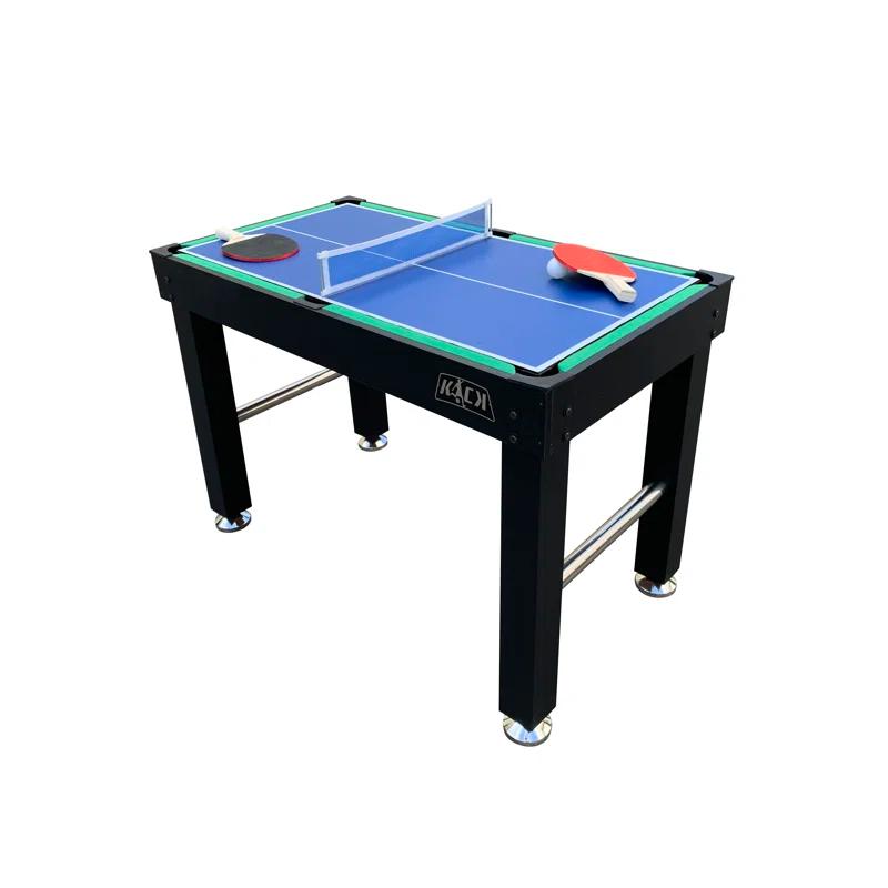 KICK Foosball Tables KICK Hexad 48″ 6-in-1 Multi Game Table Combo Arcade Set for Home, Game Room, Friends & Family