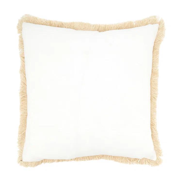 Saro Marcia Collection Cotton Throw Pillow