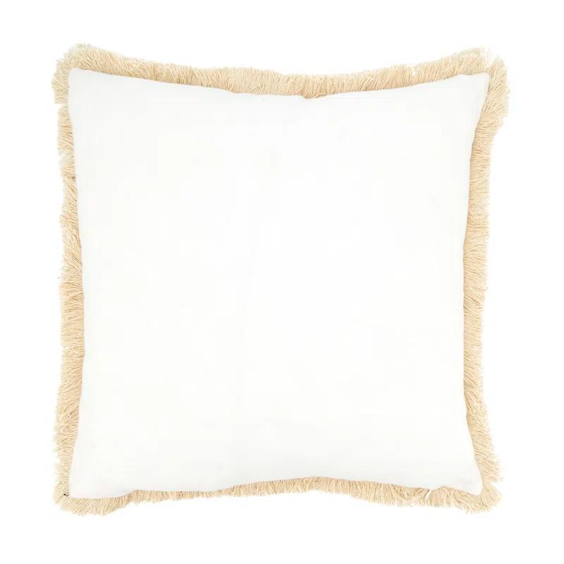 Saro Marcia Collection Cotton Throw Pillow