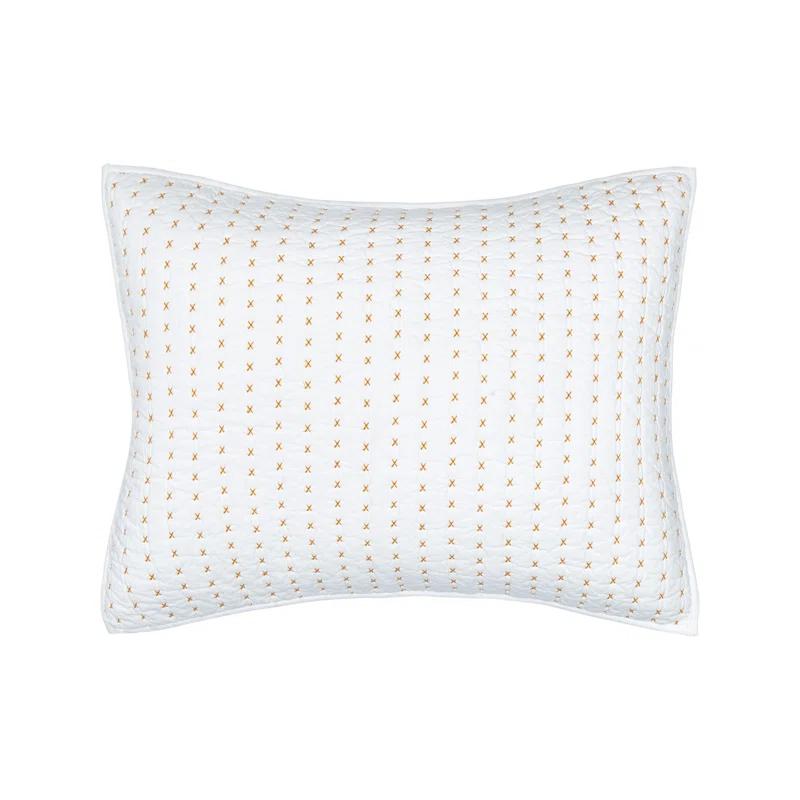C&F Home Hilton Ochre Cotton Standard Sham