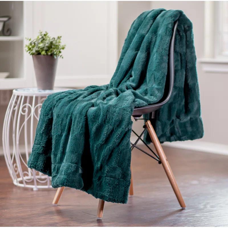 Chanasya Faux Fur Throw