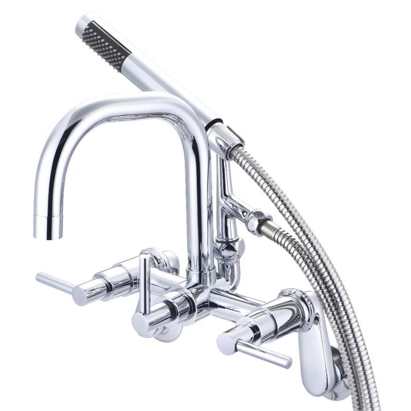 Kingston Brass Kingston Brass Concord Wall Mount Clawfoot Tub Faucet AE8451DX